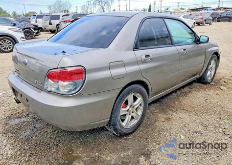 2006 Subaru Impreza Wrx z USA, uszkodzony, nr VIN JF1GD79606G509191